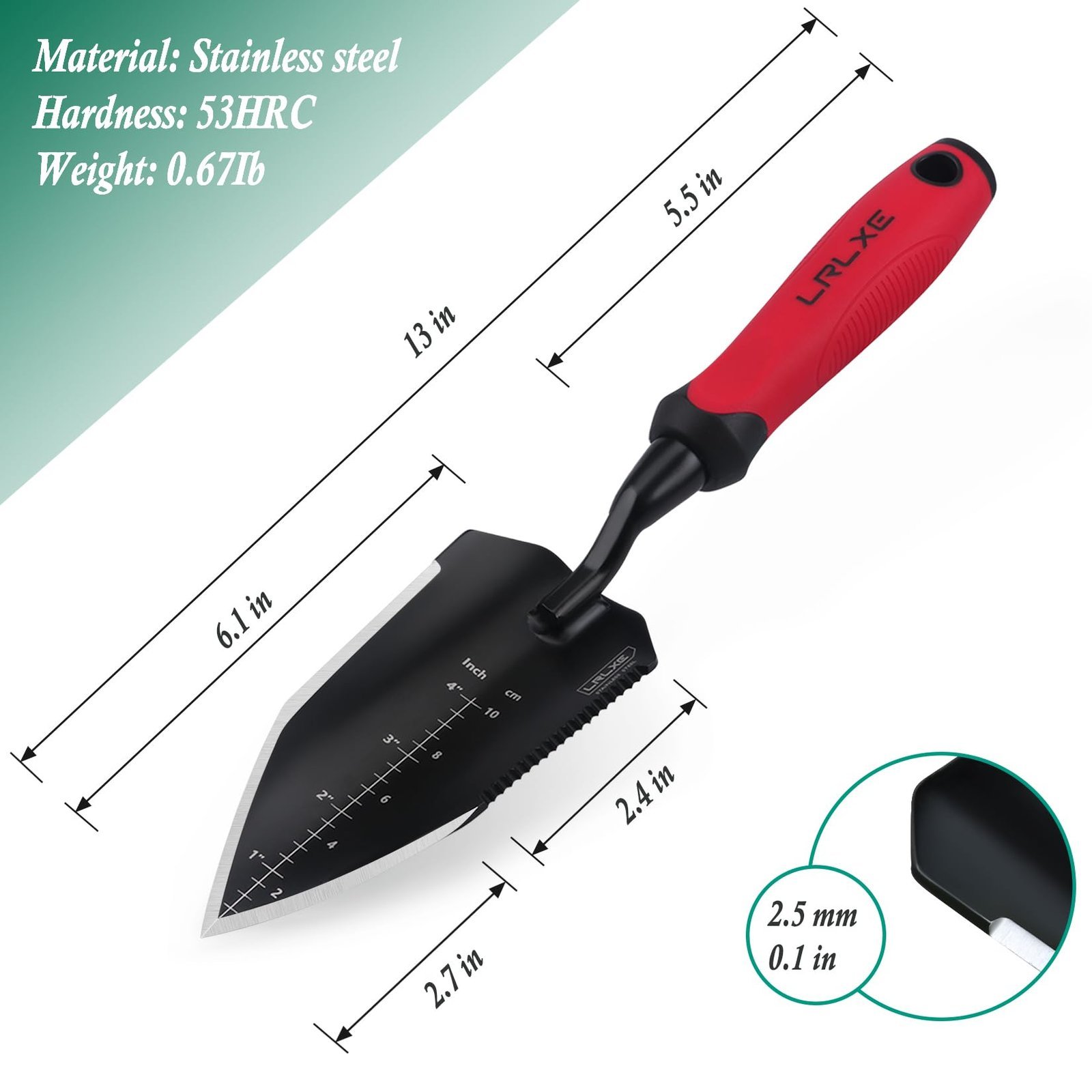 Garden Shovel: Heavy Duty Stainless Steel